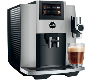 Jura - Kaffeevollautomat S8 Eb Platin Inklusive Smart Connect - 1450 W - MaxiCoffee 3 Jahre Garantie