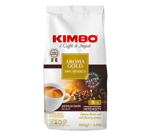 Kimbo - Aroma Gold 100% Arabica - Kaffeebohnen 1 Kg - MaxiCoffee