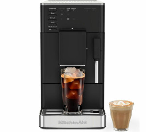 Expresso Broyeur Kitchenaid Kf2 5kes8452ebm - Noir  -  Machine à café à grain  - MaxiCoffee