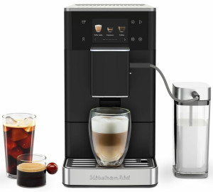 Expresso Broyeur Kitchenaid Kf4 5kes8454ebm - Noir  -  Machine à café à grain  - MaxiCoffee