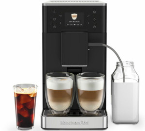 Expresso Broyeur Kitchenaid Kf3 5kes8453ebm - Matte Black  -  Machine à café à grain  - MaxiCoffee