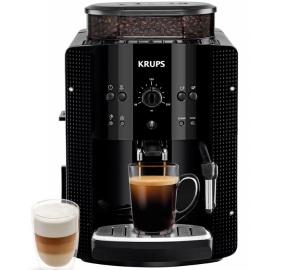 Expresso Broyeur  Krups Essential Yy3957fd - Noir  -  Machine à café à grain 1450 W - MaxiCoffee