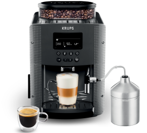 Expresso Broyeur  Krups Arabica Essential Yy4081fd  -  Machine à café à grain 1450 W - MaxiCoffee