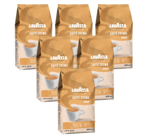 Lavazza - Caffe Crema Dolce Kaffeebohnen 6 X 1 Kg - MaxiCoffee