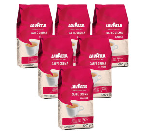 Lavazza - Caffe Crema Classico Kaffeebohnen 6 X 1 Kg - MaxiCoffee
