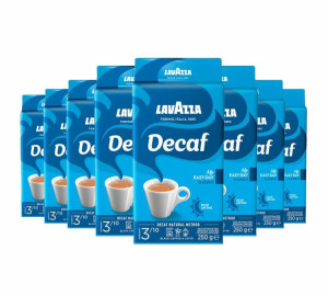 Lavazza - Decaf Classico Gemahlener Kaffee – 8 X 250 G - MaxiCoffee