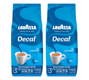 Lavazza Decaf Classico Kaffeebohnen My Easy Day – 2 X 500 G - MaxiCoffee