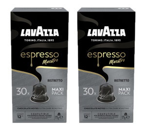 60 Nespresso* Original Kompatible Kapseln Ristretto – Lavazza - MaxiCoffee