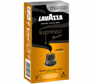 10 Nespresso* Original Kompatible Kapseln Maestro Lungo – Lavazza - MaxiCoffee