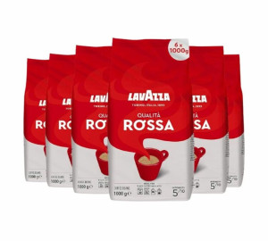 Lavazza - Qualità Rossa Kaffeebohnen 6 X 1 Kg - MaxiCoffee