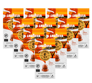 100 Nespresso* Original Kompatible Kapseln Tierra Afrika Bio – Lavazza - MaxiCoffee