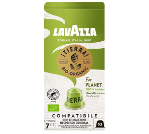 10 Nespresso* Original Kompatible Kapseln Tierra For Planet Bio – Lavazza - MaxiCoffee