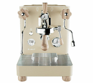 Siebträgermaschine Lelit Bianca Pl162t-4q30 Limitierte Edition Gold & Holz - 1400 W - MaxiCoffee
