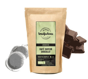 Les Petits Torréfacteurs - Kaffeepads Mit Schokoladengeschmack X 18 - MaxiCoffee