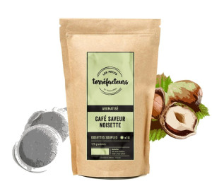 Les Petits Torréfacteurs - Kaffeepads Mit Nussgeschmack X 18 - MaxiCoffee