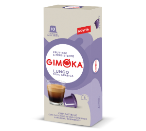10 Nespresso* Original Kompatible Kapseln Lungo – Gimoka - MaxiCoffee
