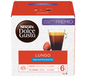 Nescafé Dolce Gusto 16 Decaffeinato Lungo Kapseln – Nescafe* Dolce Gusto* - MaxiCoffee