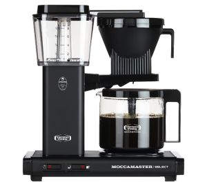 Moccamaster - Filterkaffeemaschine Kbg Select Schwarz Matt 1,25 L - 1450 W - MaxiCoffee 5 Jahre Garantie