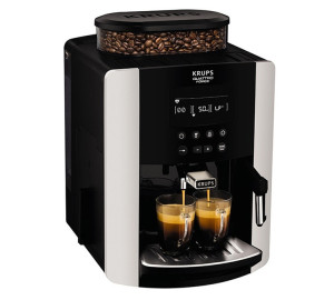 Expresso Broyeur Krups Arabica Noire Argent Yy3075fd  -  Machine à café à grain 1450 W - MaxiCoffee