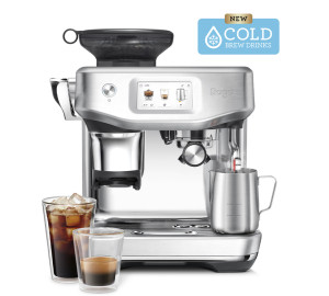 Sage - Siebträgermaschine Barista Touch Impress - Edelstahl - Kaltbrühfunktion - 1700 W - MaxiCoffee 2 Jahre Garantie