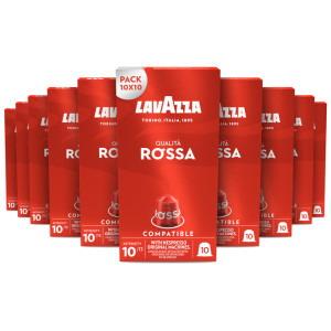 100 Nespresso* Original Kompatible Kapseln Qualita Rossa – Lavazza - MaxiCoffee