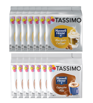 - Probierset Maxwell House - 112 Tassimo Kapseln - MaxiCoffee