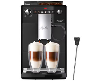 Melitta Kaffeevollautomat Latticia Ot F300-103 One Touch Schwarz - 1450 W - MaxiCoffee 2 Jahre Garantie