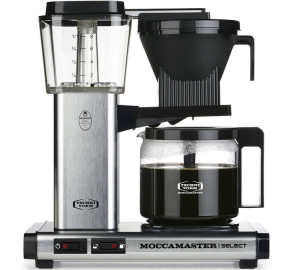 Moccamaster - Filterkaffeemaschine Kbg Select Gebürstetes Aluminium 1,25 L - 1450 W - MaxiCoffee