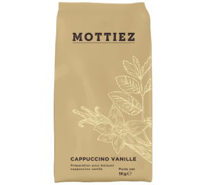 Mottiez- Cappuccino Vanille Instantgetränk - 1 Kg - MaxiCoffee