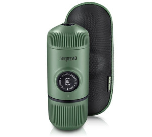 Wacaco Nanopresso Vakuum-kaffeebereiter - Moosgrün + Schutzhülle - - MaxiCoffee