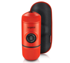 Wacaco Nanopresso Vakuum-kaffeebereiter - Rot + Schutzhülle - - MaxiCoffee