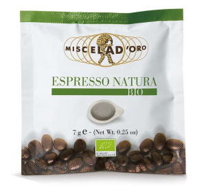 Miscela D'oro Espresso Natura Bio 150 Ese Pads - MaxiCoffee