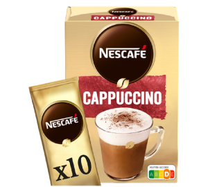 Nescafé - Cappucino Löslicher Kaffee - 10 Sticks - MaxiCoffee