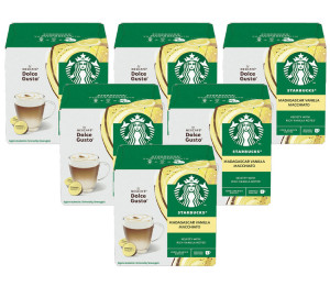 72 Nescafe* Dolce Gusto* Kompatible Kapseln Vanilla Macchiato – Starbucks - MaxiCoffee