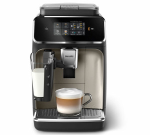 Expresso Broyeur Philips Silent Brew Ep2339-40 Black Chrome Lattego  -  Machine à café à grain 1450 W - MaxiCoffee Garantie 3 ans