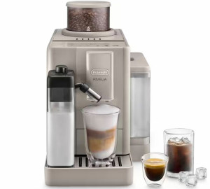 DeLonghi Expresso Broyeur De'Longhi Rivelia Start Feb4255.bg - Beige Sable  -  Machine à café à grain 1450 W - MaxiCoffee Garantie 3 ans