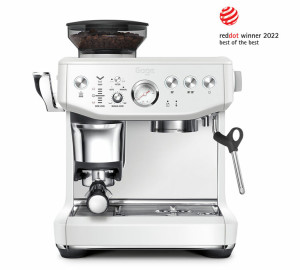 Sage - Barista Express Impress - Siebträgermaschine Weiß - 1850 W - MaxiCoffee