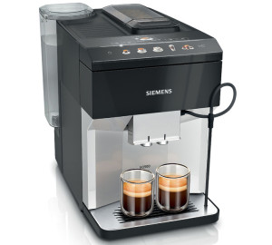 Expresso Broyeur Siemens Eq.500 Tp515r01 Silver Noir  -  Machine à café à grain 1500 W - MaxiCoffee Garantie 3 ans