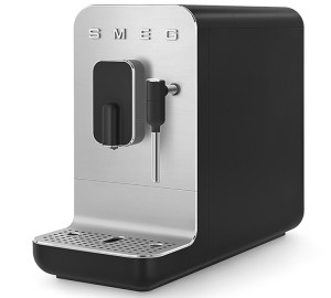 Expresso Broyeur Smeg Buse Vapeur Noir Bcc12blmeu  -  Machine à café à grain 1450 W - MaxiCoffee Garantie 2 ans