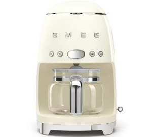 Smeg - Filterkaffeemaschine 50er-jahre Creme - 1050 W - MaxiCoffee 2 Jahre Garantie