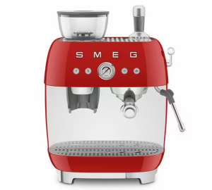 Smeg Espressomaschine Egf03rdeu Rot Mit Kaffeemühle - 1650 W - MaxiCoffee 2 Jahre Garantie