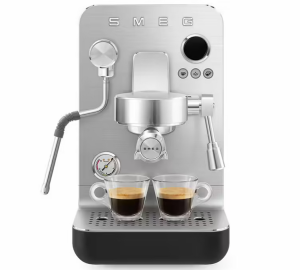 Smeg Espressomaschine Mini Pro Schwarz-matt Emc02blmeu - 1650 W - MaxiCoffee 2 Jahre Garantie