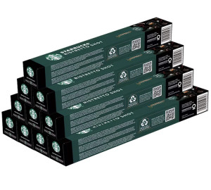100 Nespresso* Original Kompatible Kapseln Ristretto Shot – Starbucks - MaxiCoffee