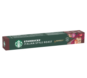 10 Nespresso* Original Kompatible Kapseln Italian Style Roast – Starbucks - MaxiCoffee