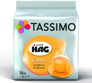 Tassimo - Café Hag Crema Entkoffeiniert - 16 Kapseln - MaxiCoffee
