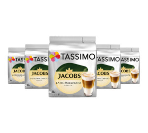 - Jacobs Latte Macchiato Vanilla - 40 Kapseln Tassimo - MaxiCoffee