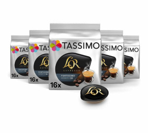 L'or Espresso Fortissimo - 80 Kapseln Tassimo - MaxiCoffee