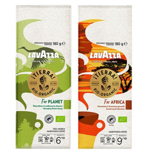 Lavazza - Tierra For Planet Und For Africa - Gemahlener Kaffee - 2 X 180 Gr - MaxiCoffee