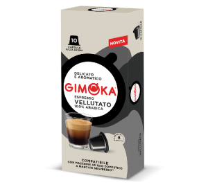 10 Nespresso* Original Kompatible Kapseln Vellutato – Gimoka - MaxiCoffee