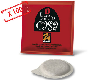 Zicaffè Zicaffe Cialda Bar In Casa 100 Ese Pads - MaxiCoffee